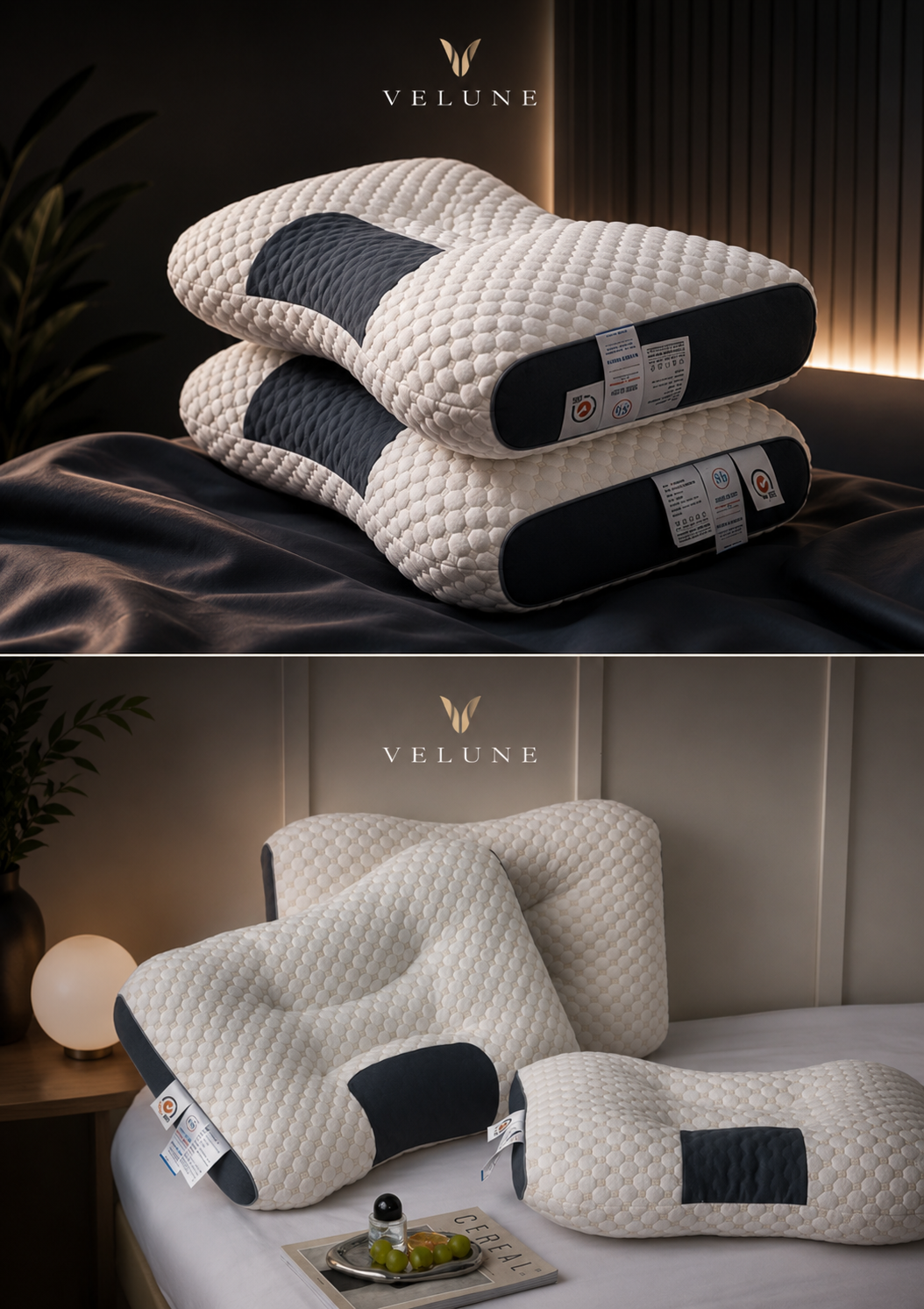 CerviRest™ – Almohada Cervical Ergonómica que Alivia la Tensión del Cuello